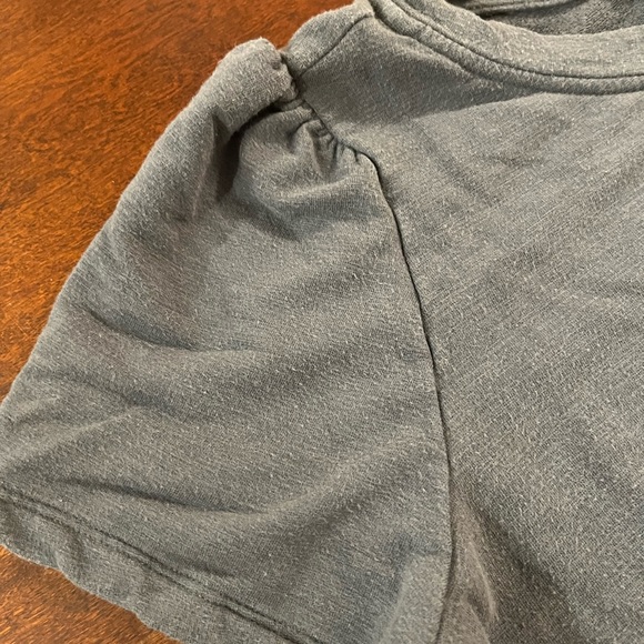 Eri and Ali Shirt Sleece Gray Blouse Size M - Picture 2 of 6